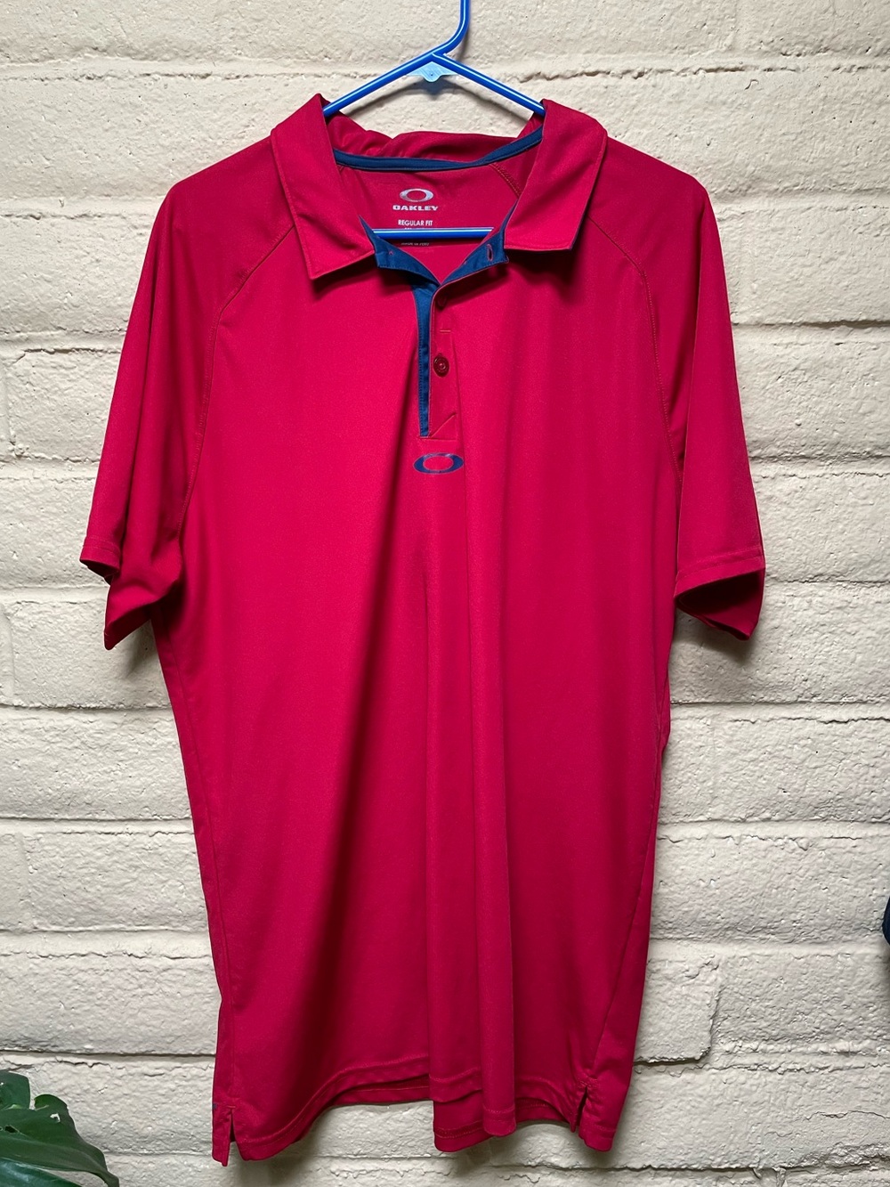 Oakley Men's Red Polo